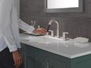 Two Handle Widespread Bathroom Sink Faucet in Stainless 