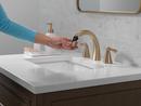 Two Handle Widespread Bathroom Sink Faucet in Champagne Bronze 