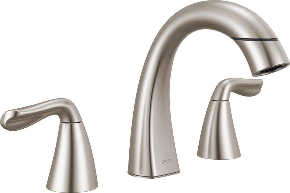 DELTA ARVO TWO HANDLE WIDESPREAD PULL-DOWN BATHROOM FAUCET 