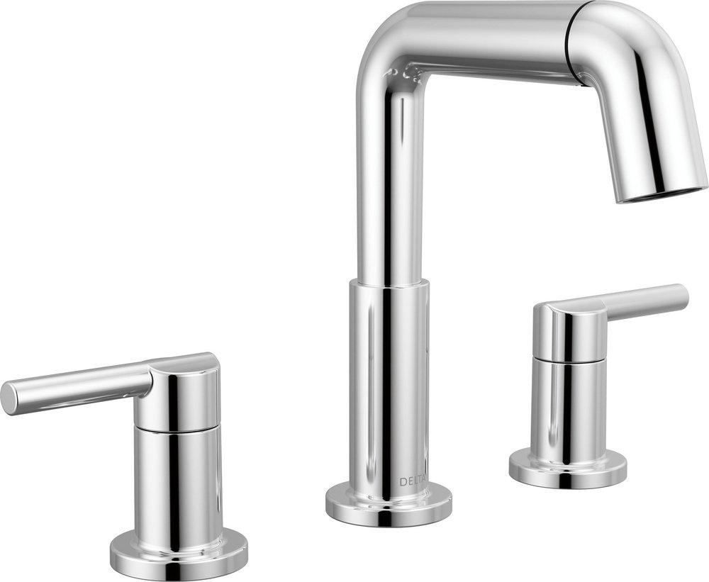 DELTA NICOLI TWO HANDLE WIDESPREAD PULL-DOWN BATHROOM FAUCET 
