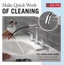 Two Handle Widespread Bathroom Sink Faucet in Chrome 