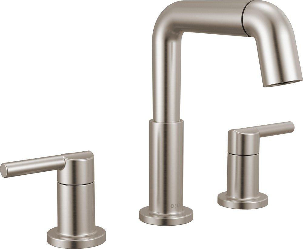 DELTA NICOLI TWO HANDLE WIDESPREAD PULL-DOWN BATHROOM FAUCET 