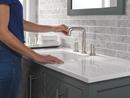 Two Handle Widespread Bathroom Sink Faucet in Stainless 