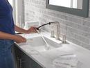 Two Handle Widespread Bathroom Sink Faucet in Stainless 