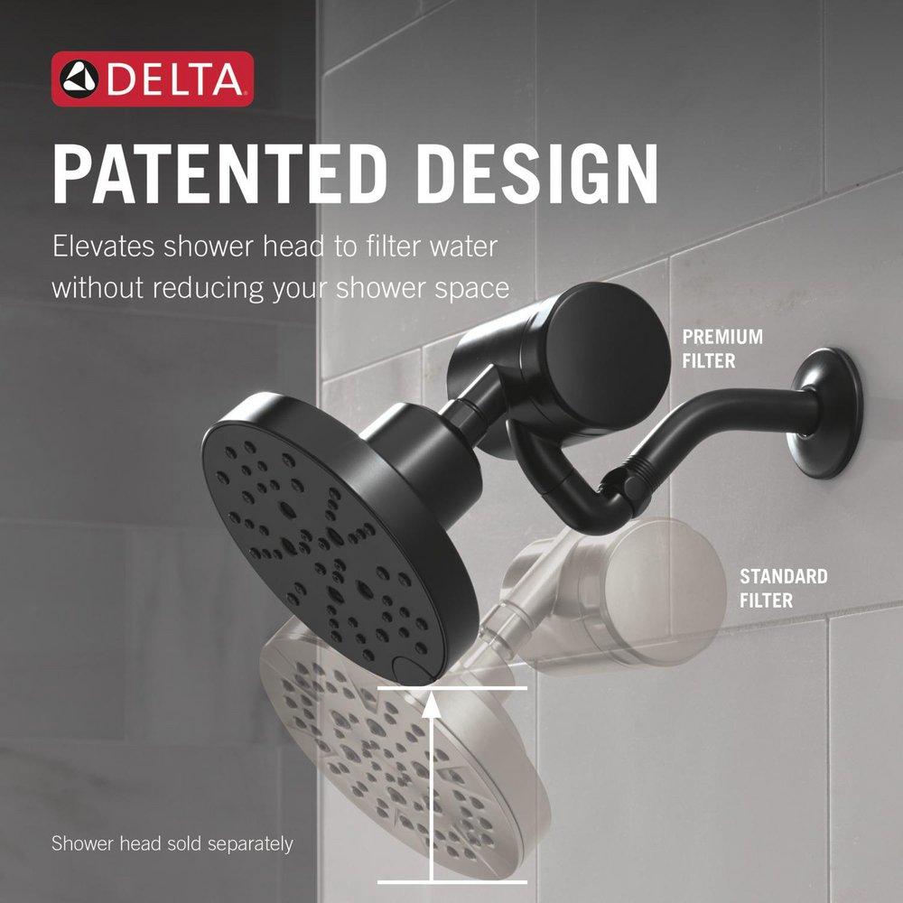 Premium Shower Filter Attachment inMatte Black 