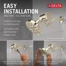 Premium Shower Filter Attachment in Polished Nickel 