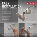 Standard Shower Filter Attachment in Spotshield Brushed Nickel 