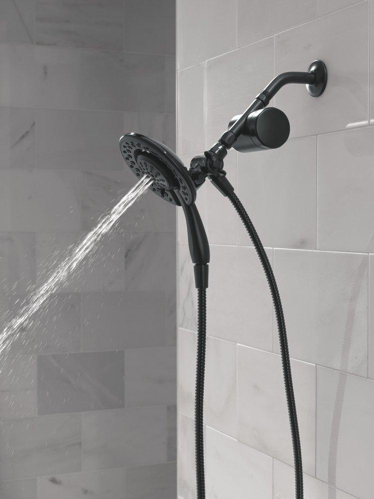 Shower Filter Attachment with 4-Setting In2ition&reg; in Matte Black 