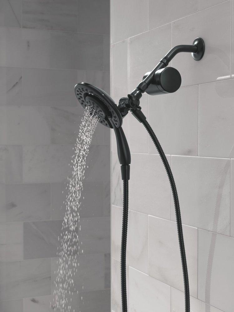 Shower Filter Attachment with 4-Setting In2ition&reg; in Matte Black 