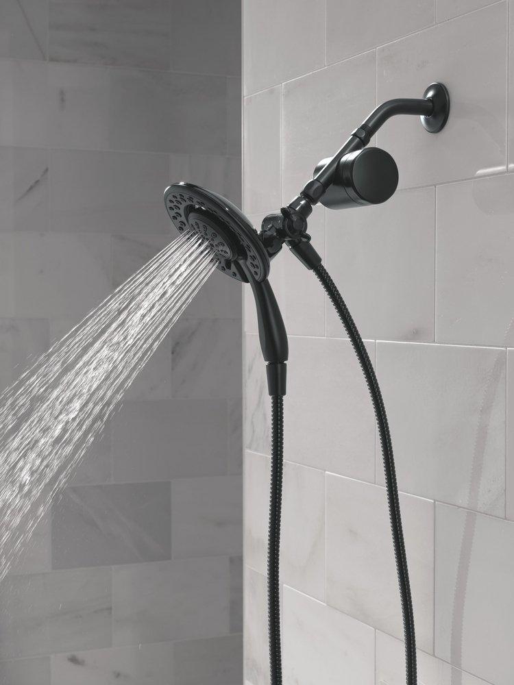 Shower Filter Attachment with 4-Setting In2ition&reg; in Matte Black 