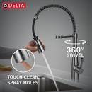 Single Handle Pull Down Kitchen Faucet in Arctic Stainless 