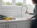 Single Handle Pull Down Kitchen Faucet in Chrome 