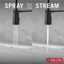 Single Handle Pull Down Kitchen Faucet in Venetian Bronze 