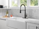 Single Handle Pull Down Kitchen Faucet in Venetian Bronze 
