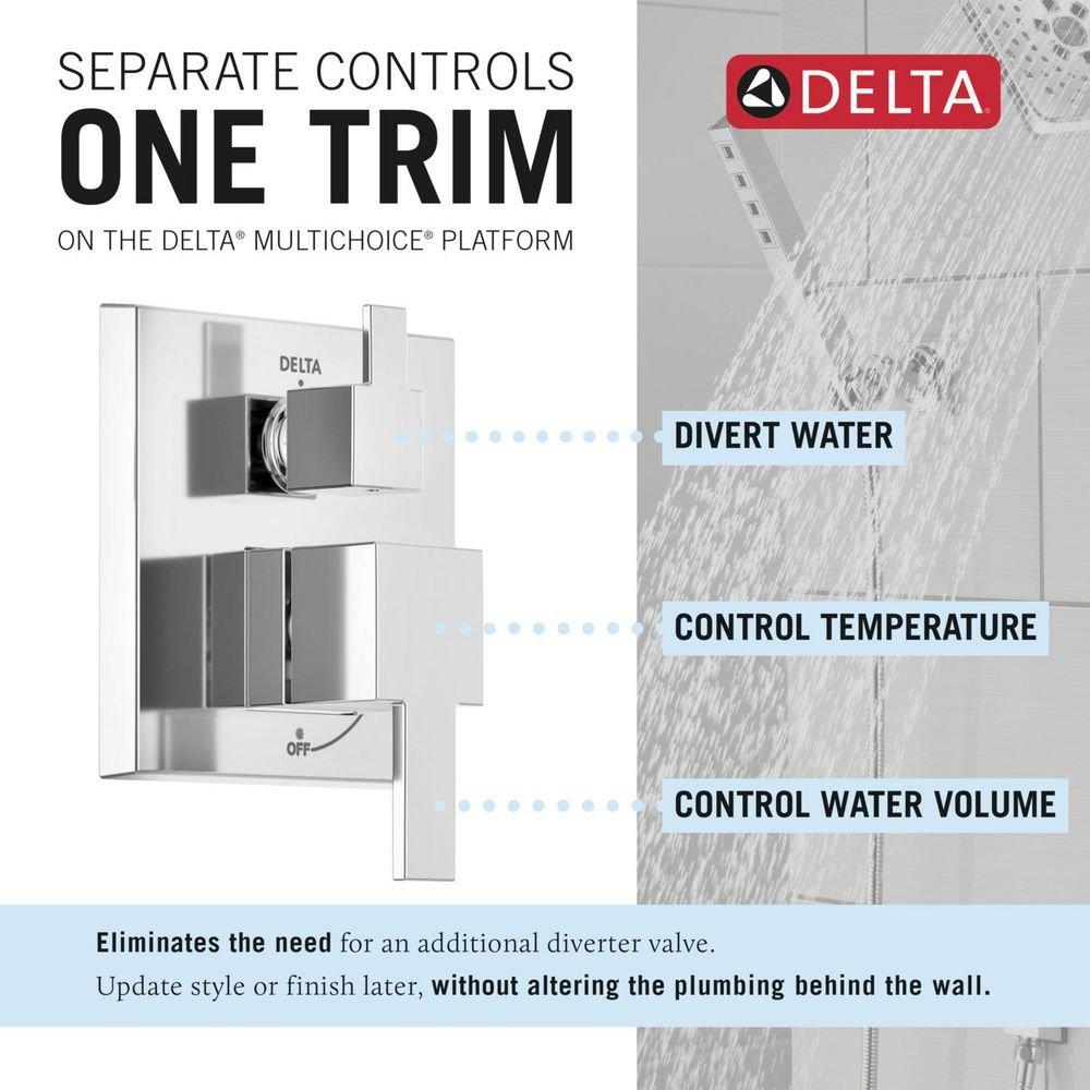 Delta Faucet Chrome Two Handle Single Function Shower System 