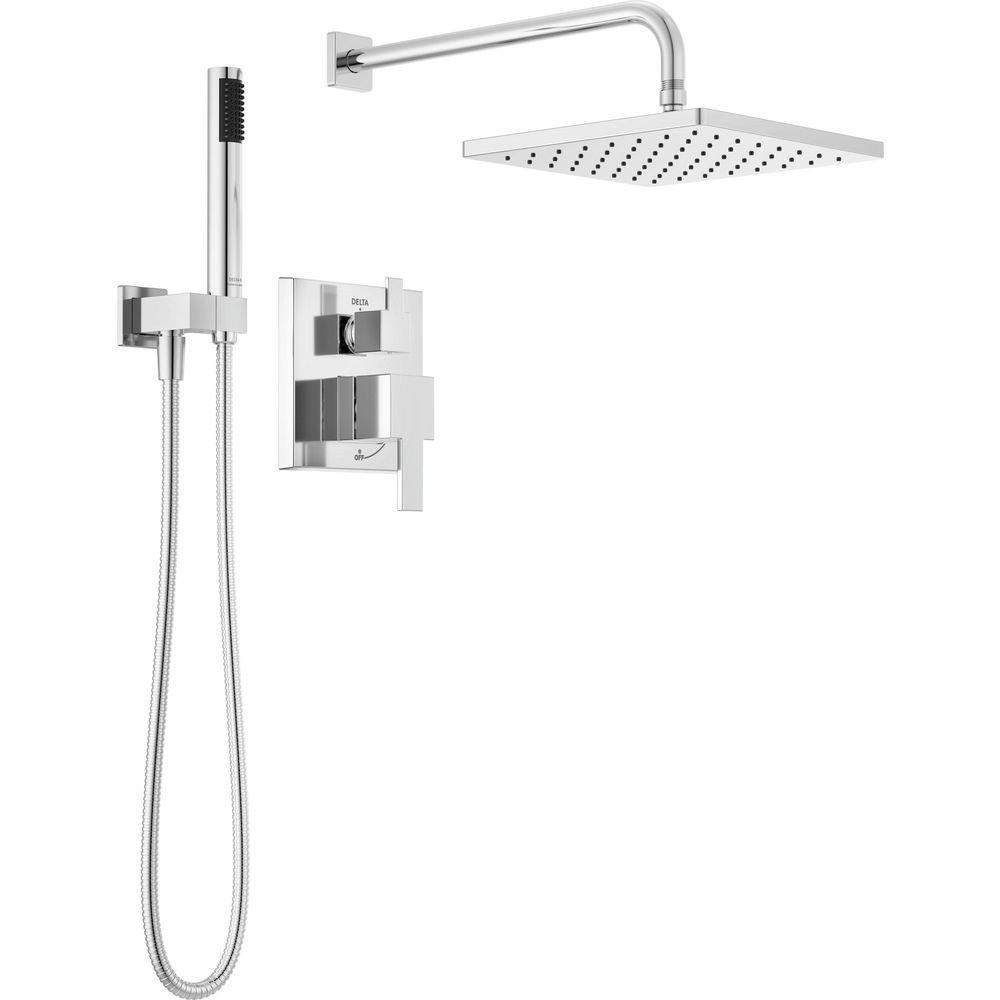 Delta Faucet Chrome Two Handle Single Function Shower System 