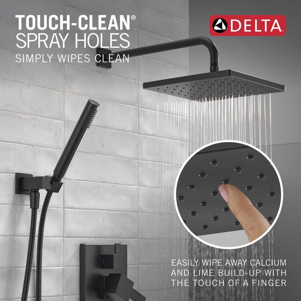 Delta Faucet Matte Black Two Handle Single Function Shower System 