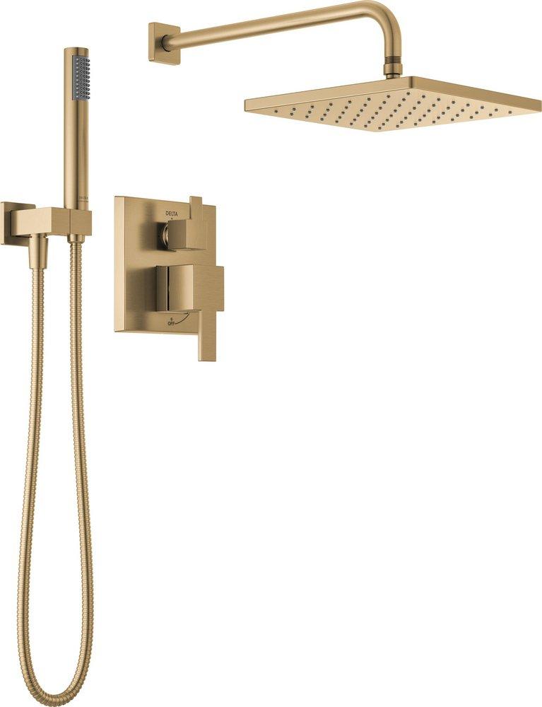 DELTA MODERN MONITOR 14 SERIES SHOWER WITH RAINCAN & HAND SHOWER 