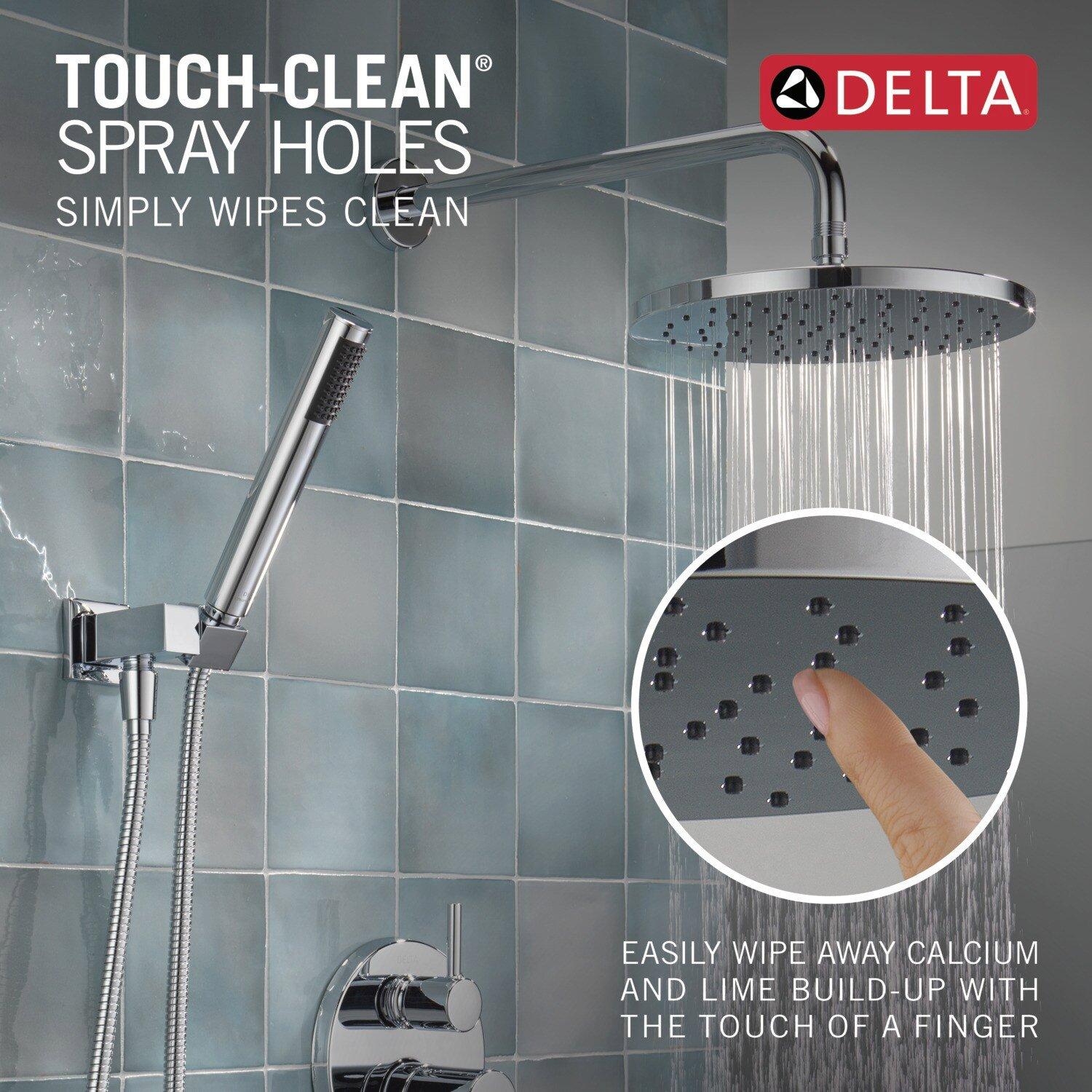 Delta Faucet Chrome Two Handle Single Function Shower System 