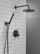 Delta Faucet Matte Black Two Handle Single Function Shower System 