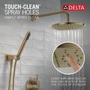 Delta Faucet Champagne Bronze Two Handle Single Function Shower System 