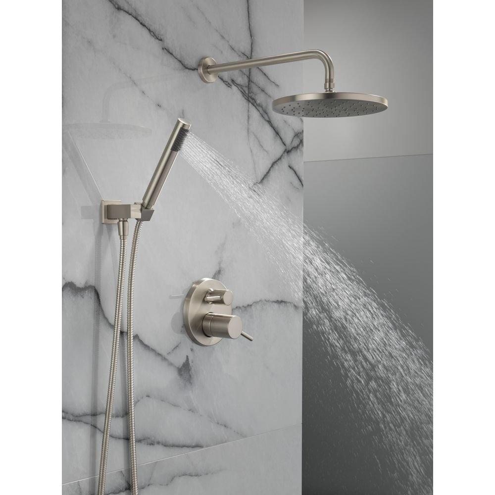 Delta Faucet SpotShield Brushed Nickel Two Handle Single Function Shower System 