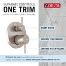 Delta Faucet SpotShield Brushed Nickel Two Handle Single Function Shower System 