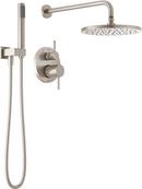 Delta Faucet SpotShield Brushed Nickel Two Handle Single Function Shower System 