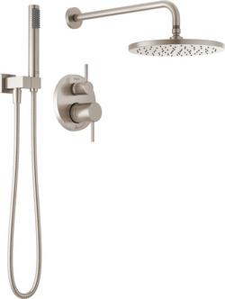 Two Handle Single Function Shower System in SpotShield&reg; Brushed Nickel