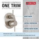 Delta Faucet SpotShield Brushed Nickel Two Handle Single Function Shower System 