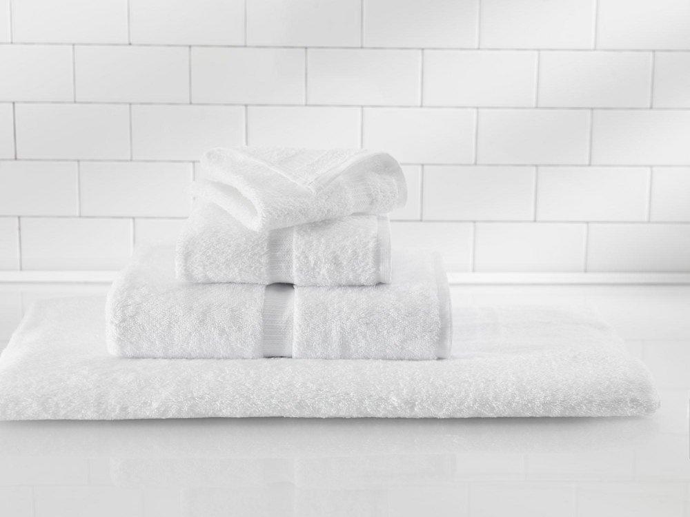 RAPTURE DOBBY WHITE BATH TOWEL 27X54 17 LBS/DZ 36/CA 