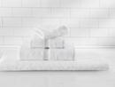 RAPTURE DOBBY WHITE WASH CLOTH 13X13 1.5 LBS/DZ 300/CA 