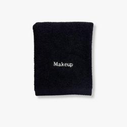 13 x 13 in. Embroidered Makeup Washcloth in Black (Case of 144)