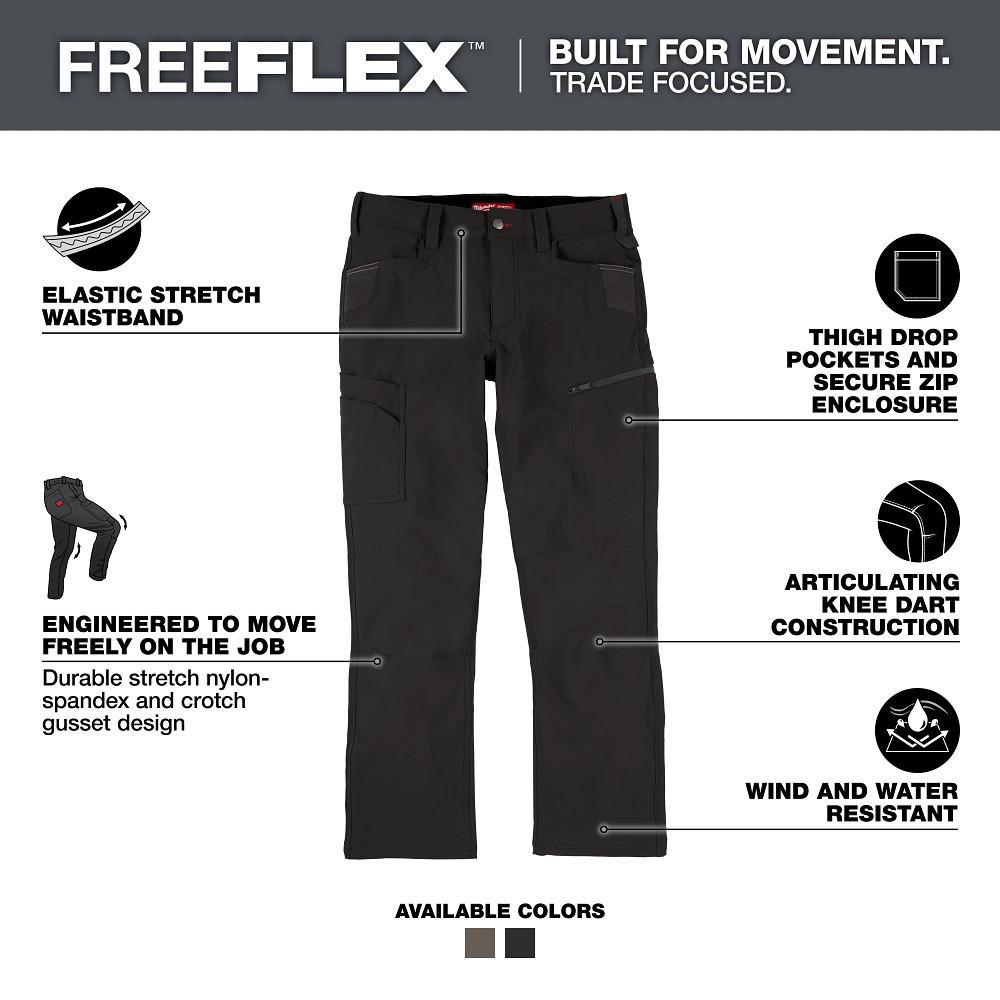 FREEFLEX TECH PANTS BLACK 3432 