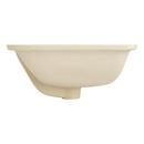 18 in. Undermount Rectangular Bathroom Sink in White 