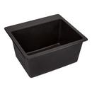 TOTTEN 25X22 DM GC LAUNDRY SINK - BLK 