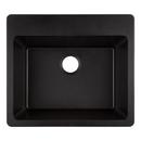 Signature Hardware Black 25 in. Laundry Sink 
