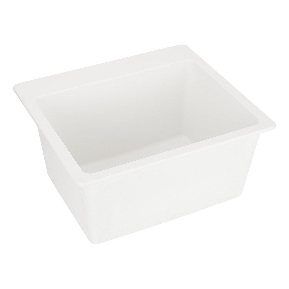 Signature Hardware White 25 in. Laundry Sink 