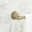 18 in. Towel Bar in Aged Brass