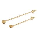 Signature Hardware Brushed Gold 18 in. Towel Bar 