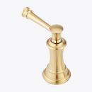 Signature Hardware Brushed Gold Two Handle Roman Tub Filler Faucet with Hand Shower (Trim Only) 