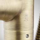 Signature Hardware Aged Brass Single Handle Lever Floor Mount Filler - Less Valve 