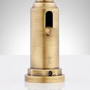 Signature Hardware Aged Brass Two Handle Roman Tub Faucet with Hand Shower (Trim Only) 