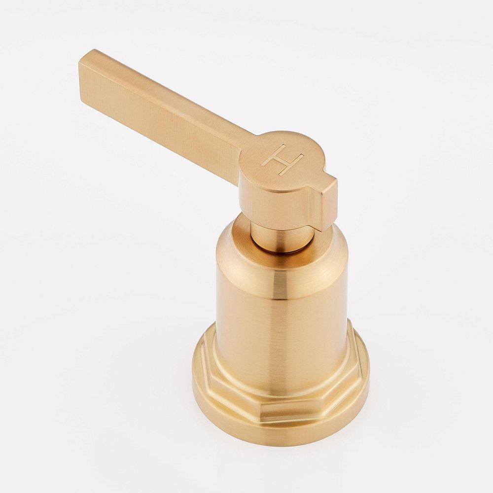 Signature Hardware Brushed Gold Two Handle Roman Tub Faucet with Hand Shower (Trim Only) 