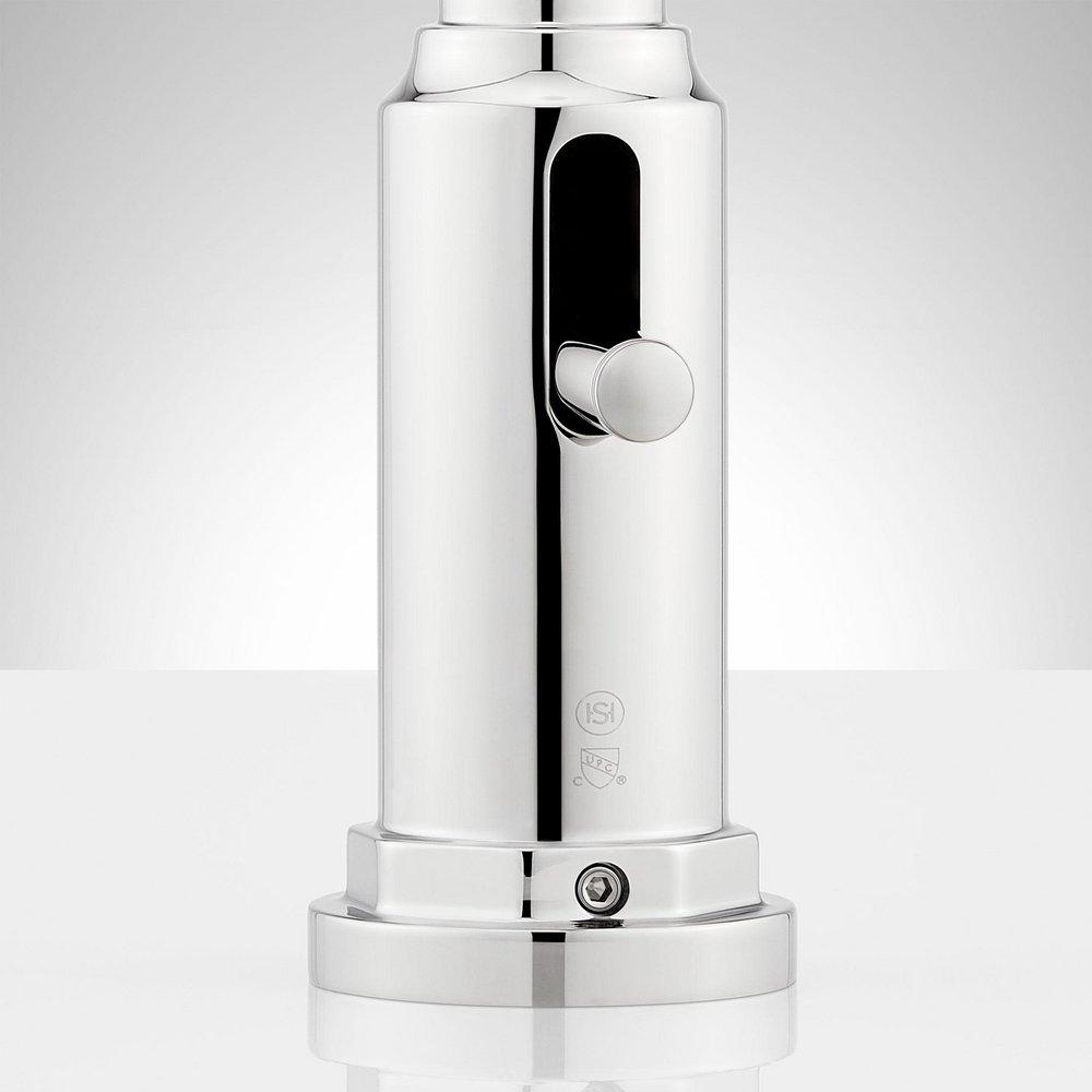 Signature Hardware Chrome Two Handle Roman Tub Faucet with Hand Shower (Trim Only) 