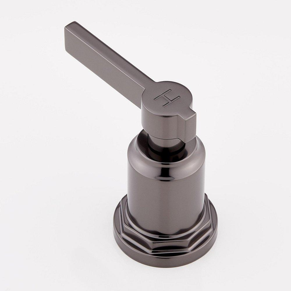 Signature Hardware Gunmetal Two Handle Roman Tub Faucet with Hand Shower (Trim Only) 