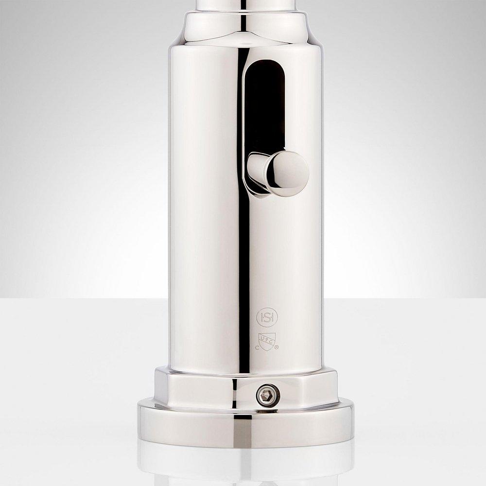 Signature Hardware Polished Nickel Two Handle Roman Tub Faucet with Hand Shower (Trim Only) 