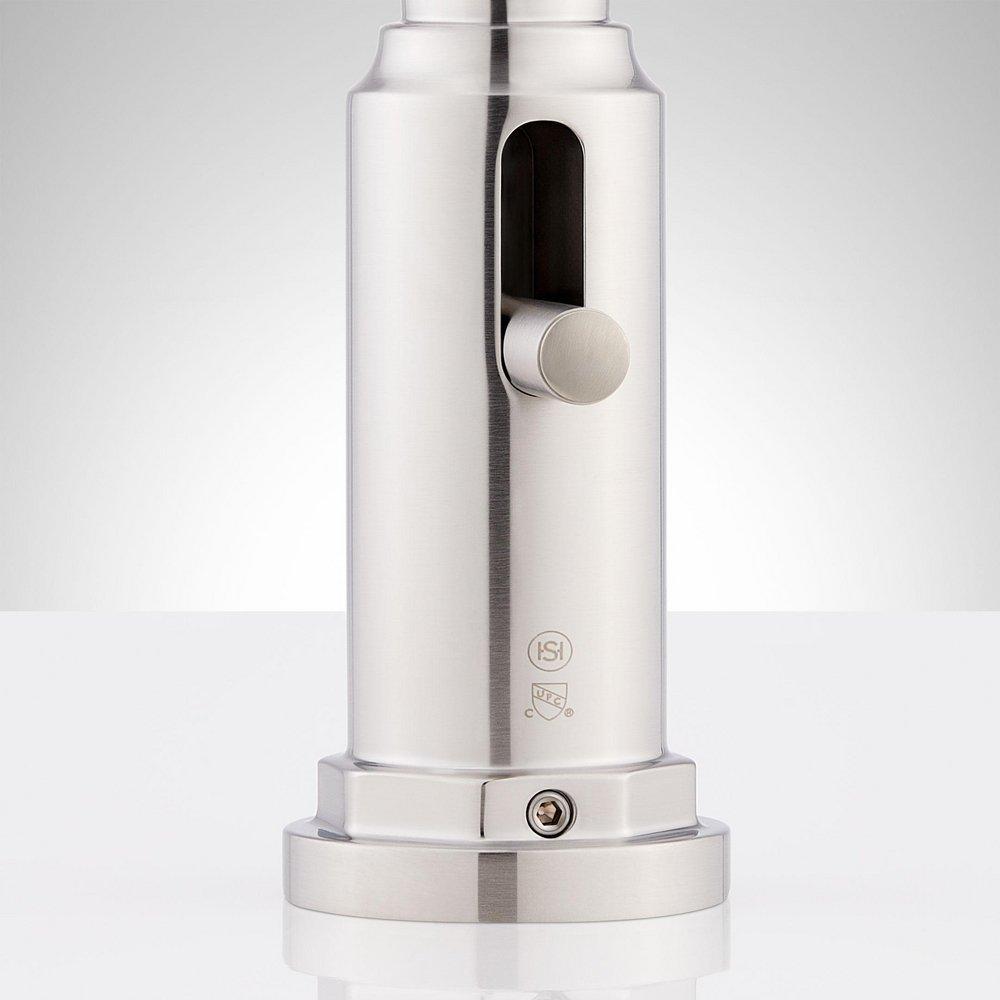 Signature Hardware Brushed Nickel Two Handle Roman Tub Faucet with Hand Shower (Trim Only) 