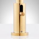 Signature Hardware Brushed Gold Two Handle Roman Tub Filler Faucet with Hand Shower (Trim Only) 