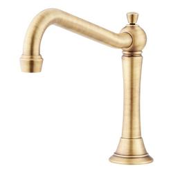 Two Handle Roman Tub Faucet Trim in Aged Brass (Trim Only)